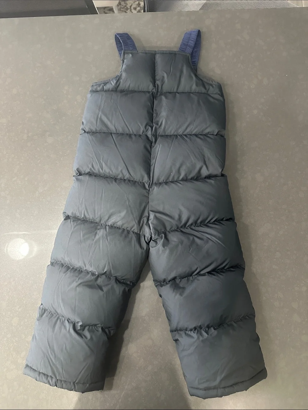 Ralph Lauren Navy Puffer Snow Bib with Red Logo